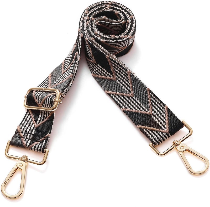 S-Jacorry Purse Strap Replacement Crossbody Wide Shoulder Strap Adjustable Canvas Straps Handbag Strap Replacement Belts - Image 2